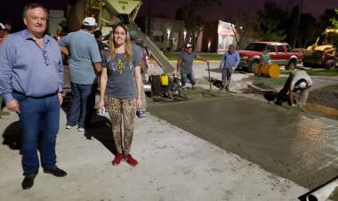 Primera cuadra de hormigón elaborado en 130 años