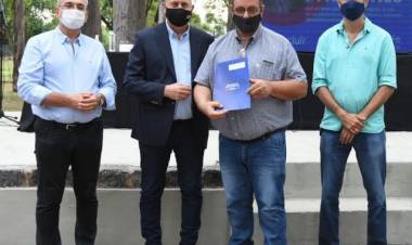 Alcides Calvo: Este año el departamento Castellanos tiene asignado 369 millones del plan Obras Menores