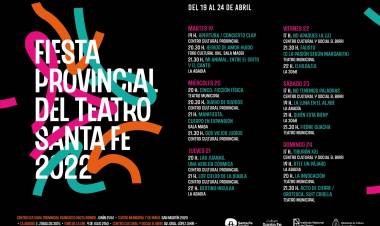 Claudio Cherep dio detallas de la 36 edición de la Fiesta Provincial de Teatro en Santa Fe