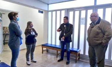 Visita del senador Rodrigo Borla a la localidad de Videla