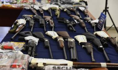 Joel Theytaz realizó un balance de la retención de motos y el secuestro de armas de fuego