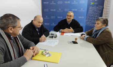 Independiente de Rafaela recibió un aporte para la refacción del gimnasio "Mahieu"