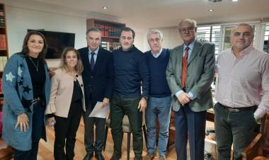 Florito y Pichetto recibieron a directivos de Pymes