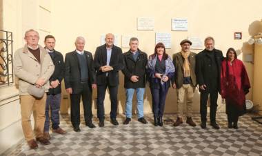 Perotti encabezó el acto central en conmemoración por el 110° aniversario del Grito de Alcorta