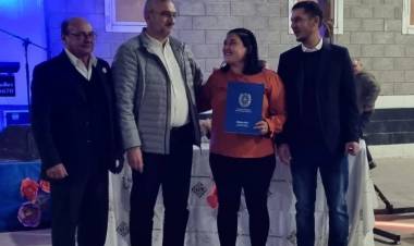 El senador Calvo acompañó la Fiesta Provincial del Capeletín en Colonia Aldao