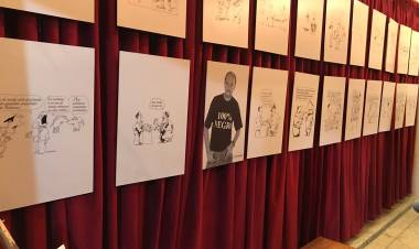 La provincia inauguró en Banfield la muestra “Patria Gaucha”, en homenaje a Roberto Fontanarrosa