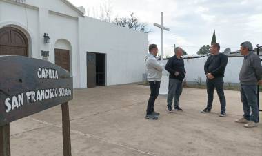 Borla sigue sus recorridas por el departamento San Justo