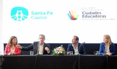 En el encuentro local de ciudades educadoras, Emilio Jatón convocó a un trabajo conjunto