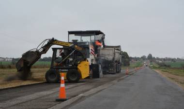 Prosiguen las obras de Vialidad Nacional en la ex ruta 9