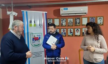 Castelló presentó un proyecto para declarar ciudad a Monte Vera