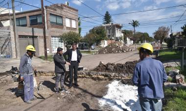 El Plan Integral de Bacheo también avanza en Villa María Selva