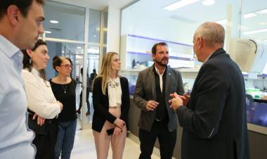 La provincia recibió al nuevo secretario nacional de Economía del Conocimiento