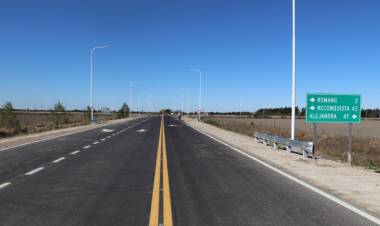 La provincia construirá un nuevo sistema de iluminación sobre la Ruta Provincial N°1, en jurisdicción de Romang