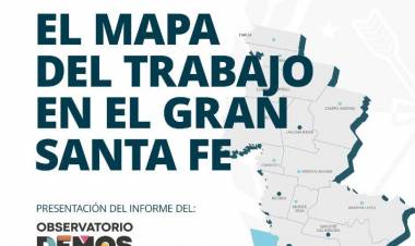Presentan en Santo Tomé el informe "Mapa del trabajo en el Gran Santa Fe"
