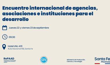 La provincia impulsa un encuentro internacional de agencias, asociaciones e instituciones para el desarrollo