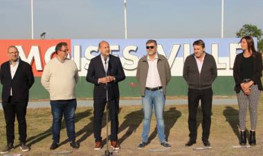 Perotti anunció el comienzo de la obra de repavimentación de la Ruta Provincial N°69-s, entre Moisés Ville y Virginia