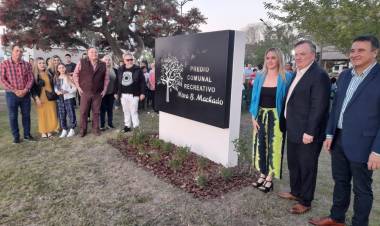 En Ambrosetti  se inauguró el Predio Comunal Recreativo "Nora B. Machado”