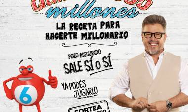 Quini 6 lanza QUINI + $1.500 MILLONES