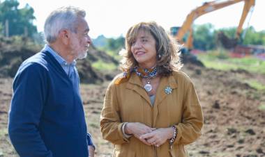 La provincia puso en marcha la obra de defensa del Terraplén "Garello"