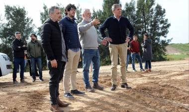 En el Día del ambiente, Jatón recorrió la obra de ampliación del Complejo Ambiental