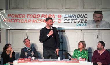 Estévez presentó su plan para pacificar Rosario: "se necesitan liderazgo y equipos para vencer al delito"
