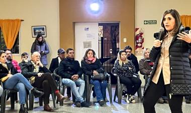 Chuchi Molina presentó su plan de Seguridad en la Vecinal Mariano Comas