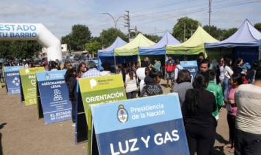 Por gestión del concejal Rodrigo Alvizo el "Estad en tu barrio" llega a Santo Tomé