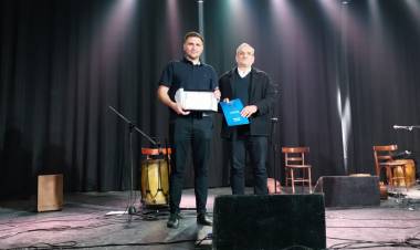 El senador Alcides Calvo participó del 65 aniversario del club Talleres de María Juana