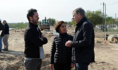 Avanzan las obras en el nuevo Paseo de la Laguna