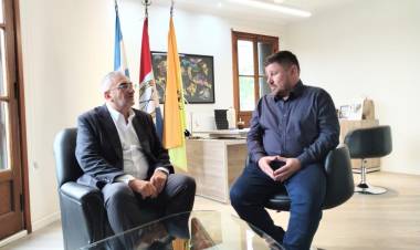 Pinotti y Calvo analizaron distintos temas de actualidad para Sunchales