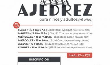 Comienza un Taller de Ajedrez para niños y adultos en Santo Tomé