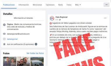 El Senador Felpe Michlig denunció una FAKE NEWS que intenta “desprestigiar” su representación política
