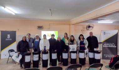 Culminó el ciclo de Talleres de Compostaje organizado por la Municipalidad de Santo Tomé