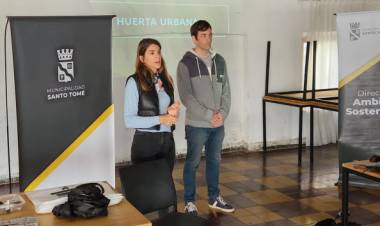 La Municipalidad puso en marcha un ciclo de talleres de huerta