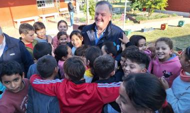 El senador Michlig y el diputado González visitaron este lunes 6 comunas del dpto. San Cristóbal