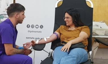 Con colectas en Santa Fe y Rosario, Provincia conmemora el Día del Donante de Sangre
