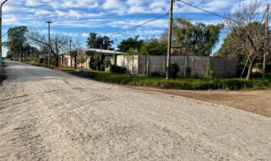 La Municipalidad puso en marcha un Plan de Reconstrucción Integral de Calles de Tierra