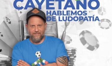 Cayetano, el reconocido periodista radial, estará en Santa Fe contando su experiencia con la adicción a las apuestas
