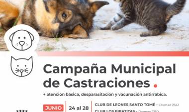 La Campaña Municipal de Castraciones sigue atendiendo en distintos puntos de la ciudad