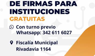 Instituciones de Sauce Viejo pueden acceder al registro de certificaciones sin costo