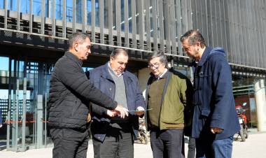El intendente Poletti supervisó las remodelaciones del edificio donde comenzará a operar la GSI
