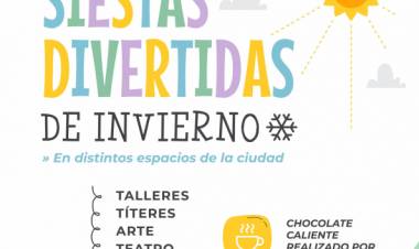 Las “Siestas Divertidas de Invierno” siguen visitando los espacios públicos