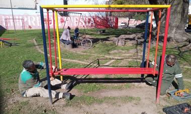 Se recuperaron y mejoraron 12 plazas en distintos puntos de la ciudad