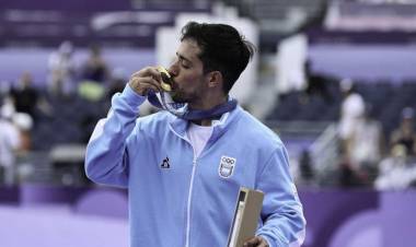 Así es la medalla de oro que recibió el argentino Torres tras ganar el BMX