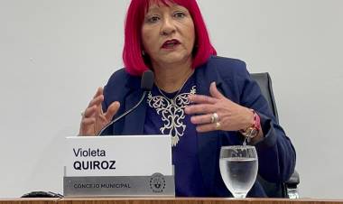 Violeta Quiroz rechazó con contundencia la paralización de las obras del tren Santa Fe/Laguna Paiva