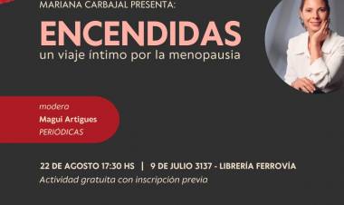 Mariana Carbajal presenta su Libro “Encendidas” en Santa Fe