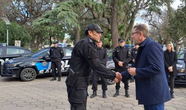 Nuevos móviles policiales para el dpto. San Justo