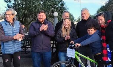 La tercera jornada del "Ciclismo en la Región", todo un éxito en Sunchales