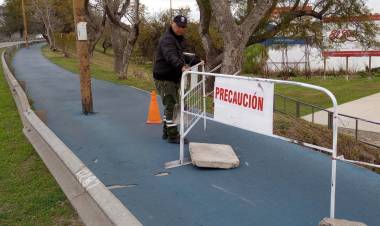 El municipio insta a circular con precaución por el circuito aeróbico del Parque del Sur