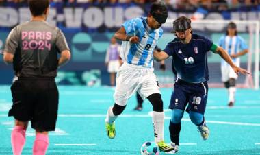 Los Murciélagos no pudieron con Francia en la final del fútbol para no videntes en París 2024